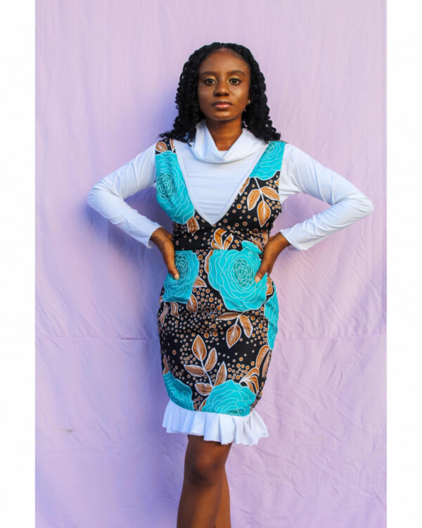 AFRICAN PRINT KIBIBI DRESS SET