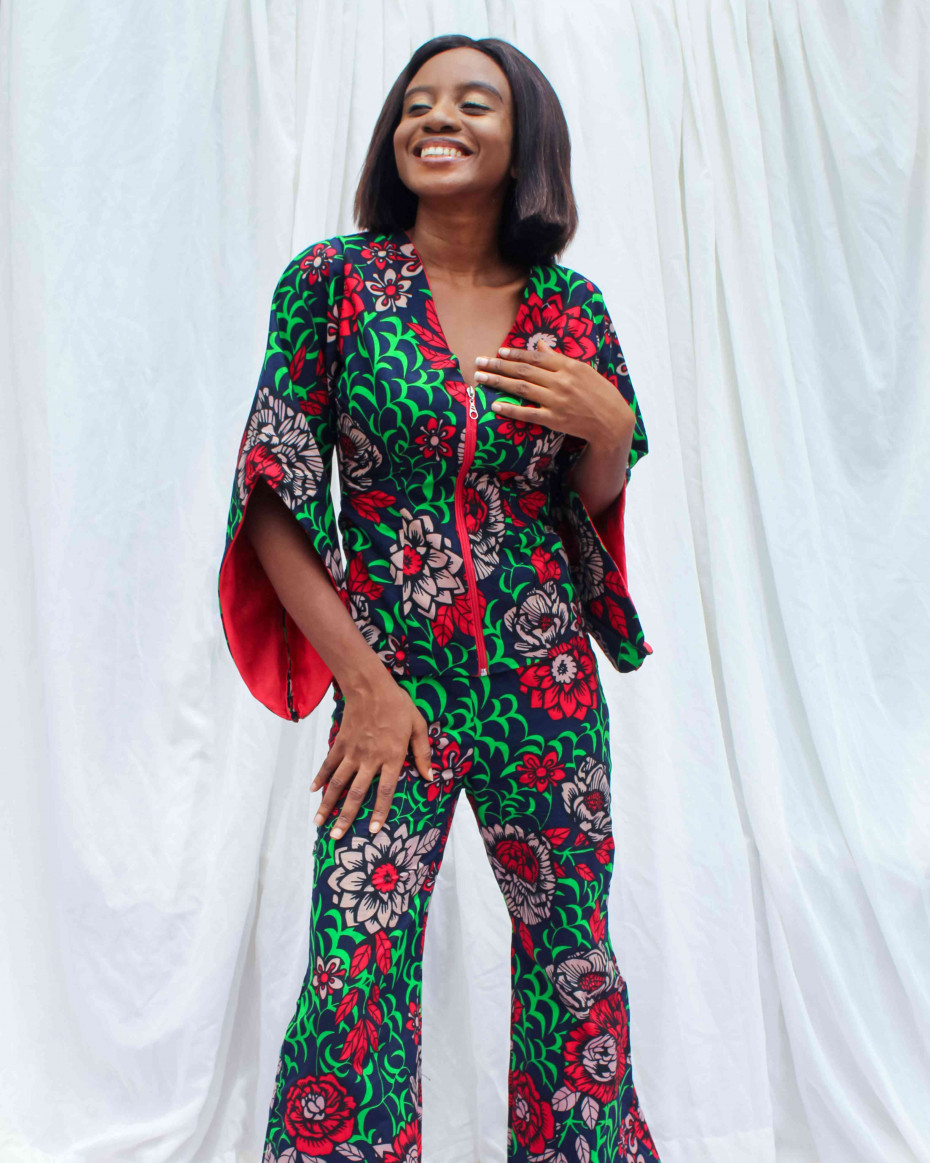 AFRICAN PRINT SIYANDA TOP AND TROUSER