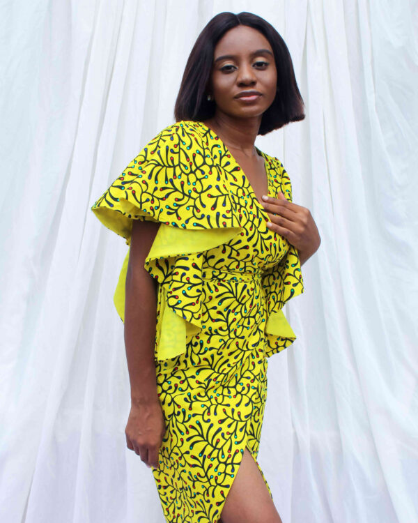 AFRICAN PRINT SHAUNTIA DRESS